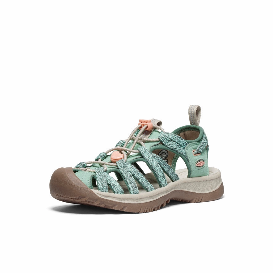 Snug Fit Adjustability Memory Foam Insert Women's Whisper  |  Granite Green/Peach Parfait