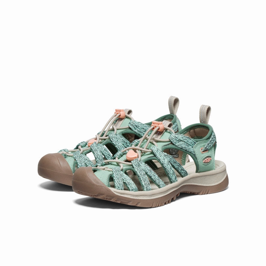 Comfort Outdoor Rapid Evaporation Fabric Women's Whisper  |  Granite Green/Peach Parfait