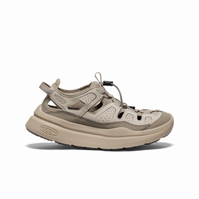 Women's WK450 Walking Sandal  |  Plaza Taupe/Black Open Toe Quick Grip
