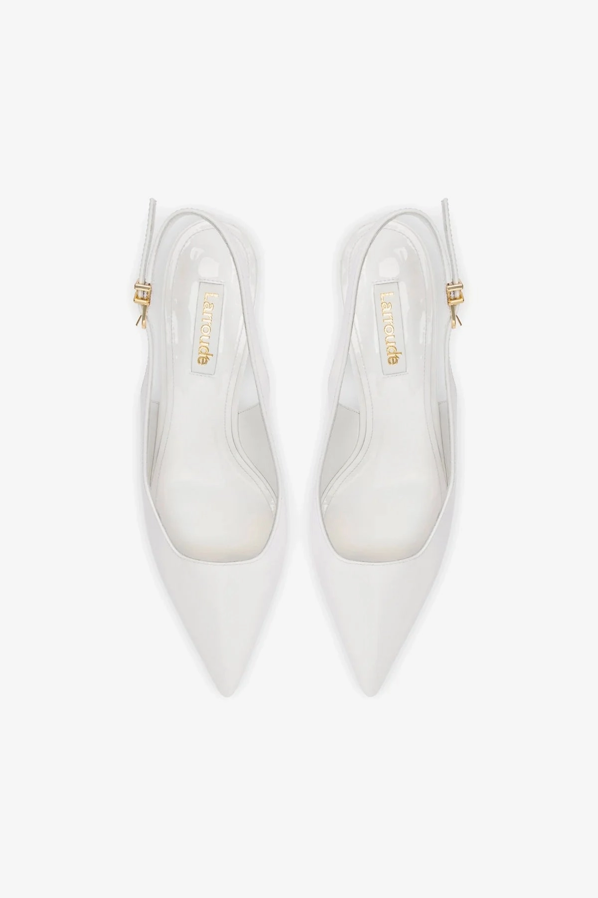 Loulou Pump In White Patent Leather Year Trust