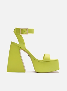 Cushioned Footbed Anti Fatigue Megan Leather Platform