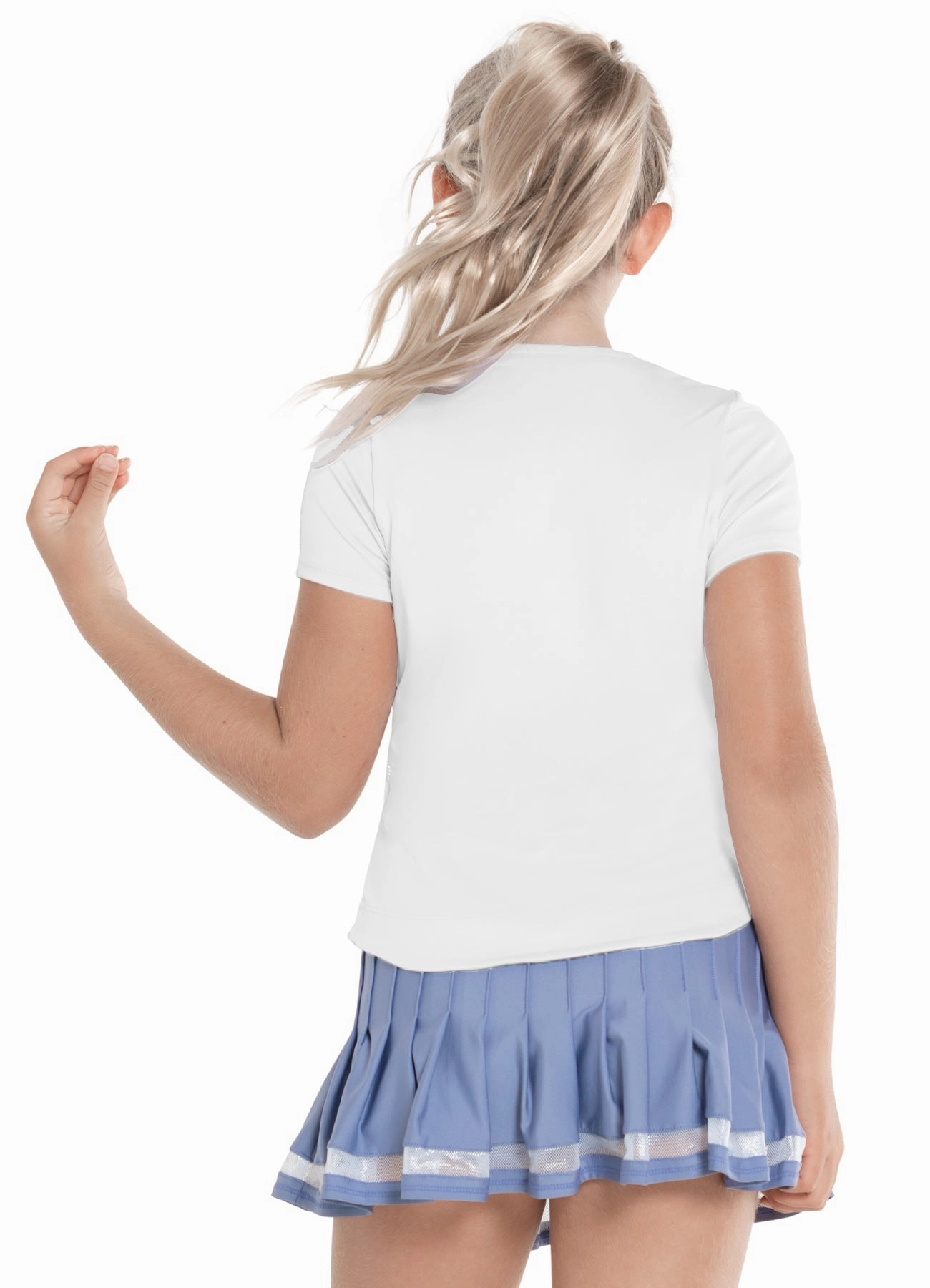 DoubleStitched MeshPanelIntegration Double V Short Sleeve