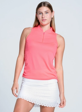 On Par Zip Tank Comfy Cardigan Non Restrictive Armhole Cut