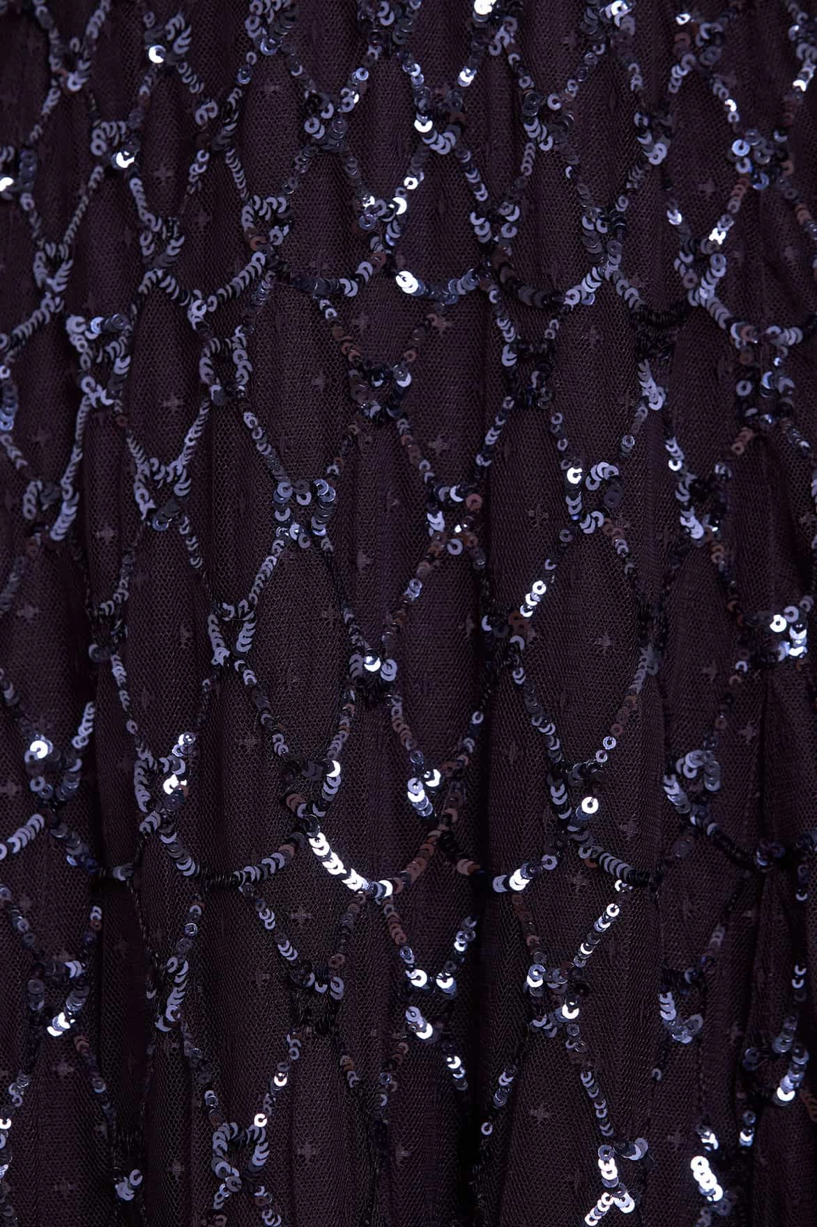 Event Favorite Heart Lattice Ankle Gown