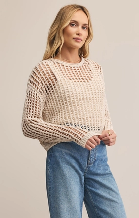 Z Supply Felix Sweater in Crystal NoSlipGripperBand