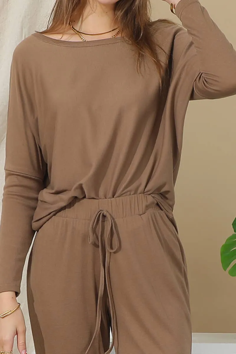 CASUAL SOLID LONG SLEEVE T SHIRT-CWTTL1449_CWTTL1449 Odor Resistant Material Wrinkle Free Weave