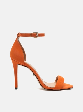 Isabelli Orange Stiletto Sandal Eva Midsole