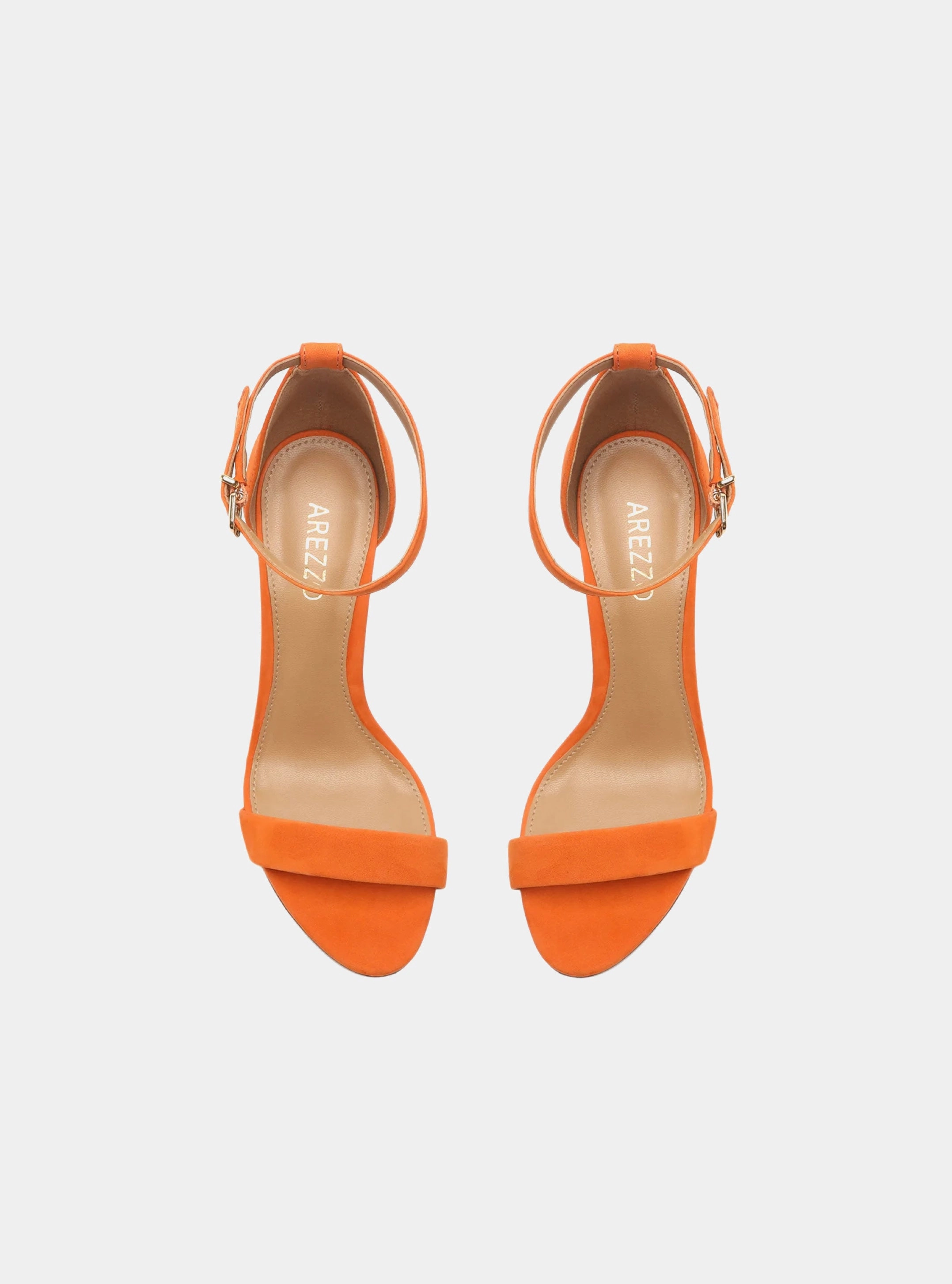 Foot Support Shoes Isabelli Orange Stiletto Sandal