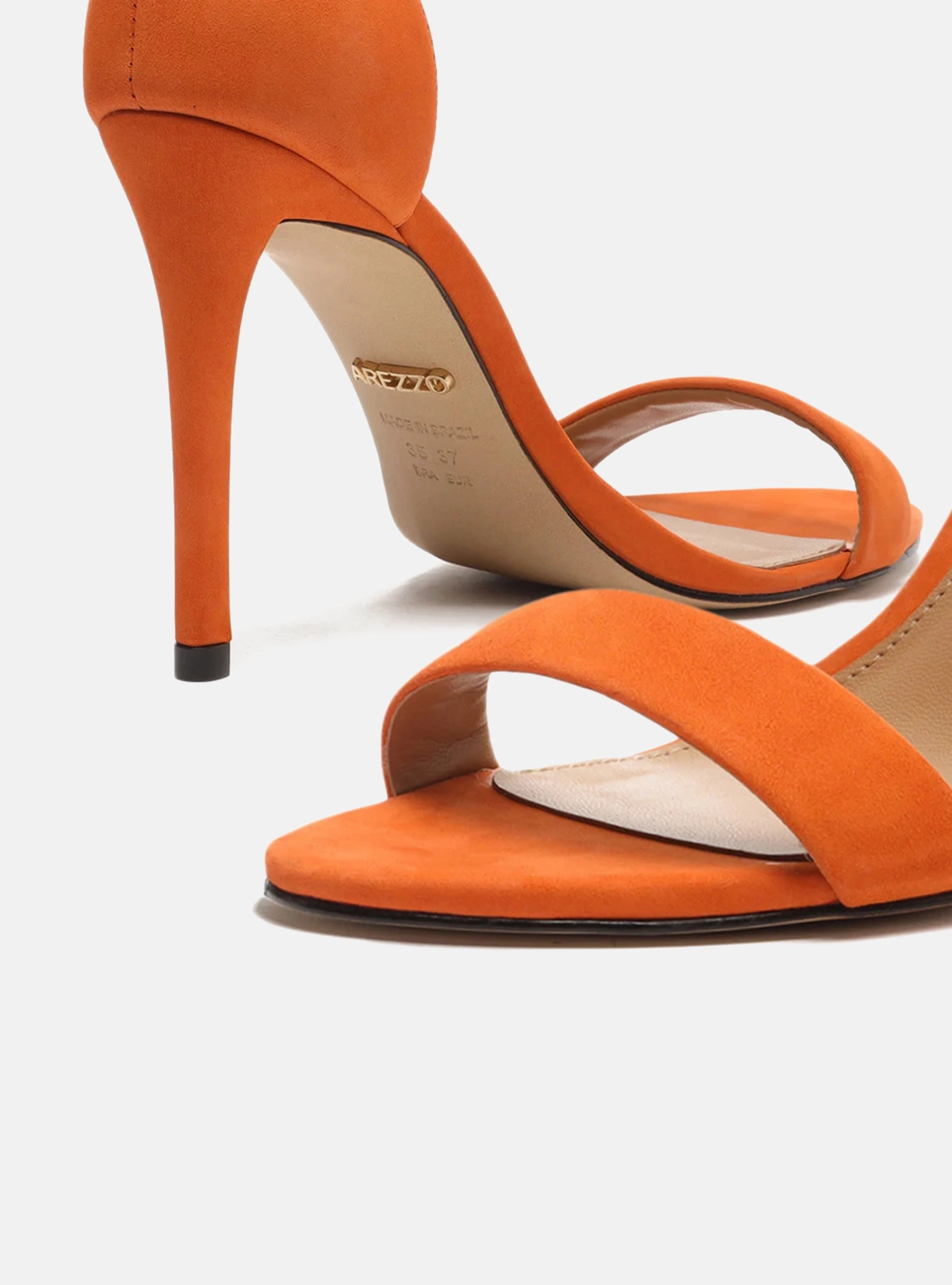 Isabelli Orange Stiletto Sandal Relaxed Flip-flops