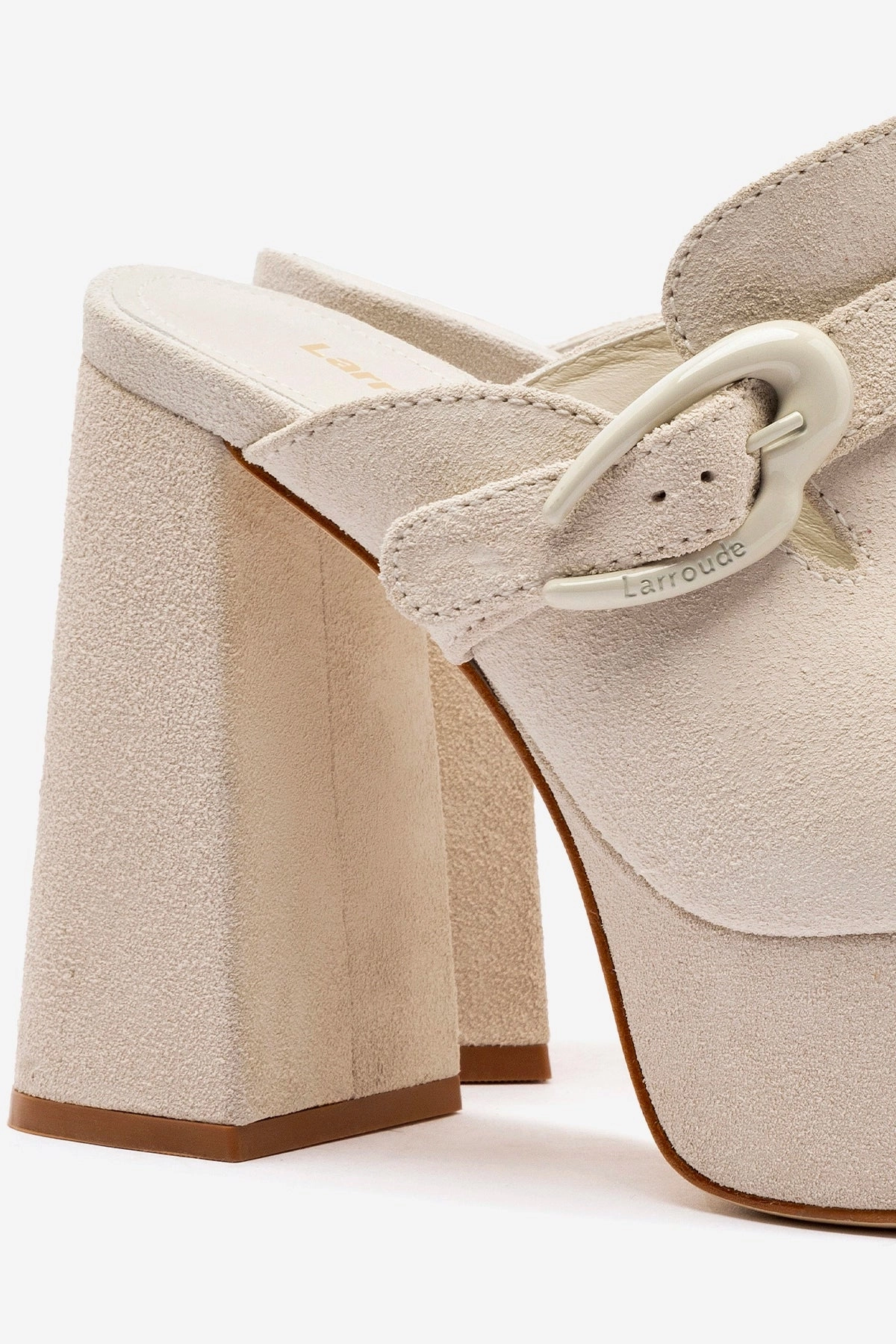 Dolly Verona Clog In Grey Suede Long Walk