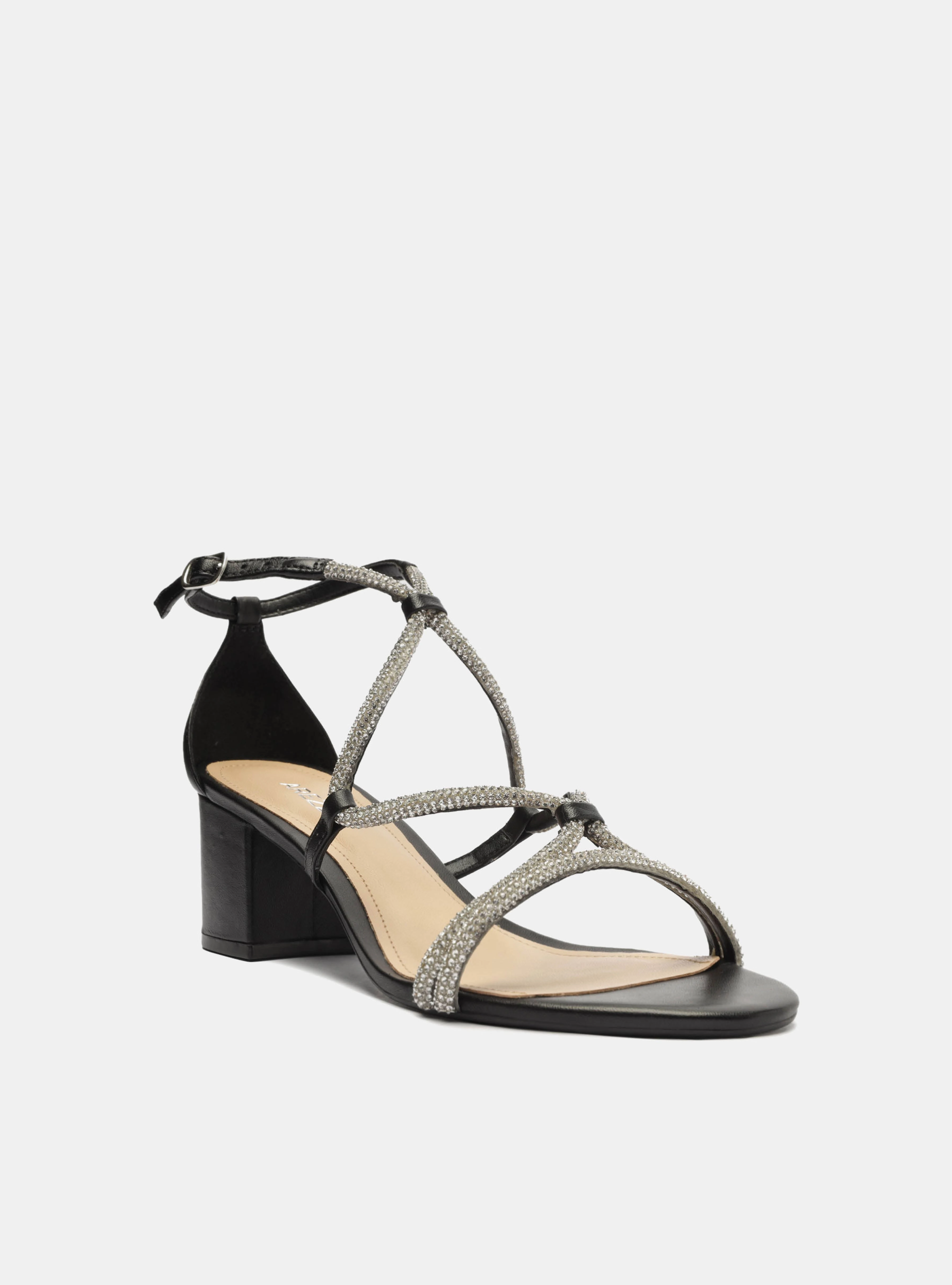 Ergonomic Footbed Molding Zoe Mid Block Sandal